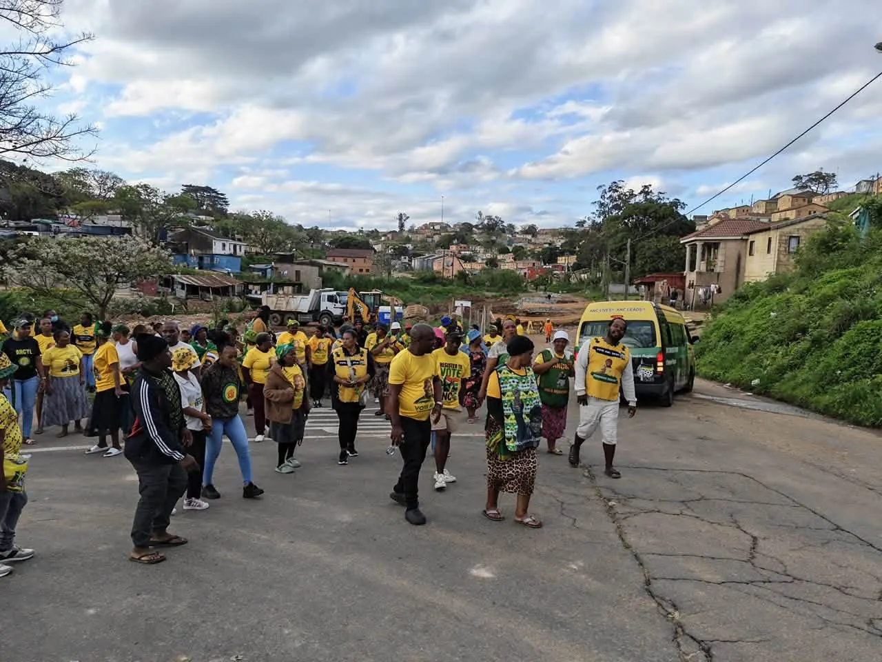 Community activity with young participants